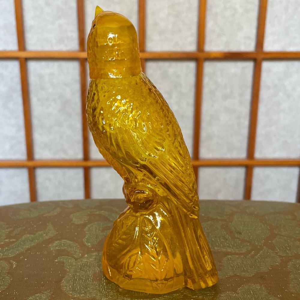Vintage 70s Collectible Avon Budgie Perfume Bottle - Picture 7 of 11